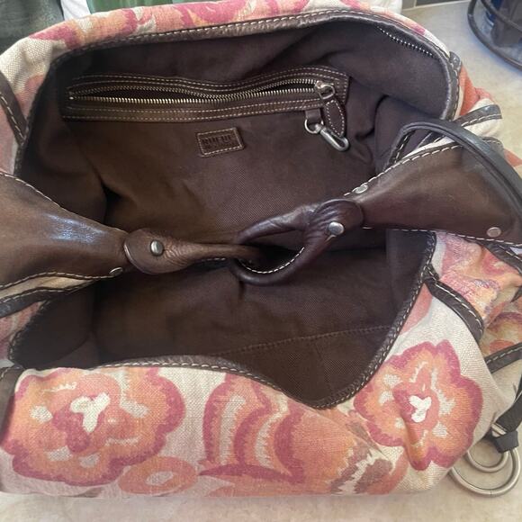 Ruehl no.925 large canvas and leather hobo bag - Picture 12 of 15